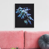Bladerig Zee Dragon Wrapped Canvas Print (Insitu (Woonkamer))