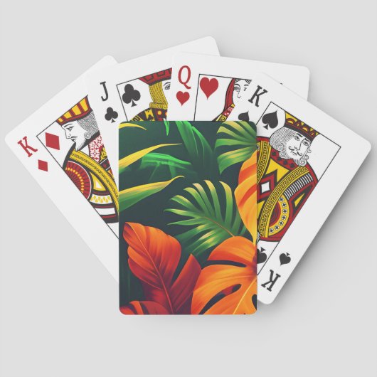 BLADERIGE BLAREN NATUURTUIN POKERKAARTEN (Achterkant)