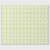 Bladerige Elegantie: Inpakpapier van ZazzleWrapMag (Vlak)