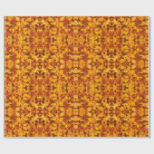 Bladerige Elegantie: Inpakpapier van ZazzleWrapMag (Vlak)