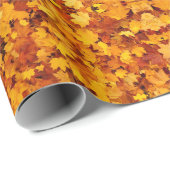 Bladerige Elegantie: Inpakpapier van ZazzleWrapMag (Rol Hoek)