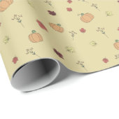 Bladerige Elegantie: Inpakpapier van ZazzleWrapMag (Rol Hoek)