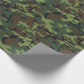 Bladerige Elegantie: Inpakpapier van ZazzleWrapMag (Hoek)