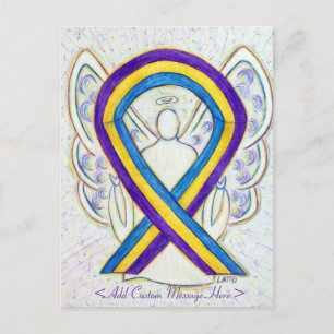 Bladerkanker Briefkaart Ribbon Angel