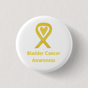 Bladerkanker - Gele warmtebron Ronde Button 3,2 Cm