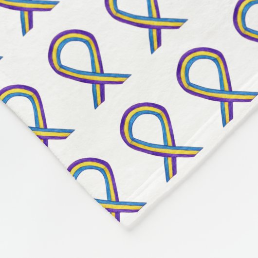 Bladerkanker - Koolstoftapers Fleece Deken (Hoek)