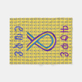 Bladerkanker - Lintstof-chemogebak Fleece Deken (Voorkant (Horizontaal))