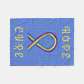 Bladerkanker - Lintstof-chemogebak Fleece Deken (Voorkant (Horizontaal))