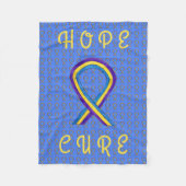 Bladerkanker - Lintstof-chemogebak Fleece Deken (Voorkant)