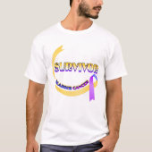 Bladerkanker Overlevende T-shirt (Voorkant)