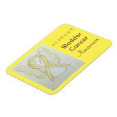 Bladerkanker - Ribbon Angel Magnet Magneet (Linkerzijde)