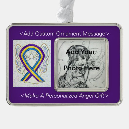 Bladerkanker - Ribbon Angel Ornament (Voorkant)
