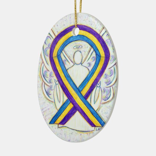 Bladerkanker - Ribbon Angel Ornament (Links)