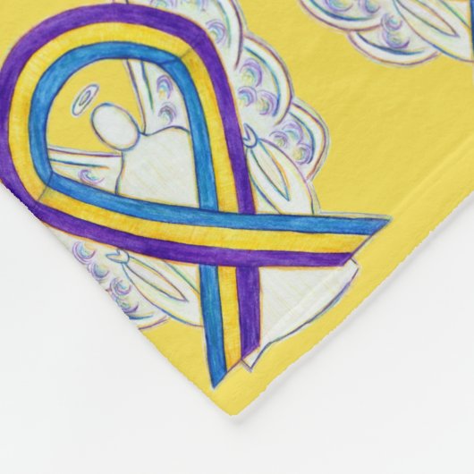 Bladerkanker - Tandentapers Fleece Deken (Hoek)