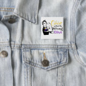 Bladerkanker toont de verkeerde diva vierkante button 5,1 cm (In situ)