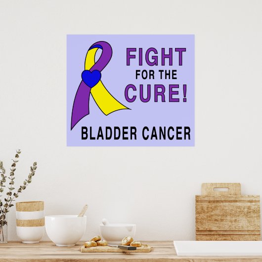 Bladerkanker: vechten voor de kure! poster (Keuken)