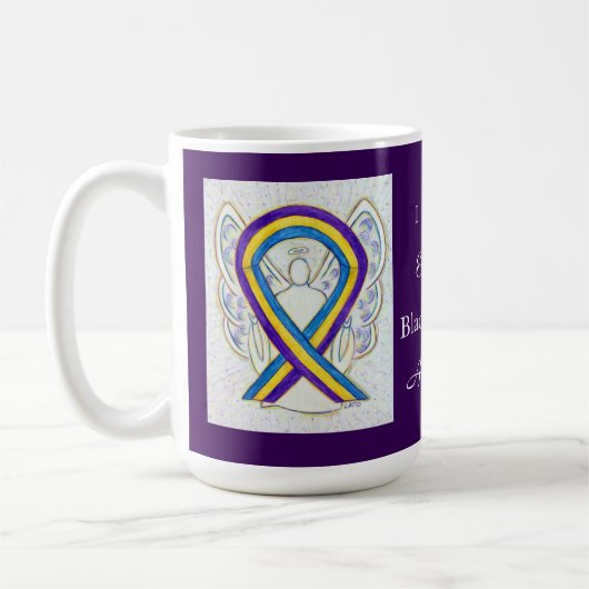 Bladerkankerbewustmakingskoffie Koffiemok (Links)