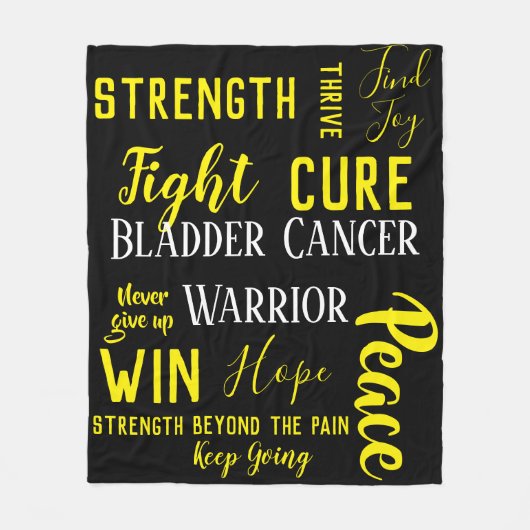 Bladerkankerdeken Fleece Deken (Voorkant)