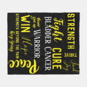 Bladerkankerdeken Fleece Deken (Voorkant (Horizontaal))