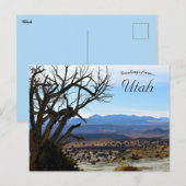 Bladerloze Boom in Utah Briefkaart (Voorkant / Achterkant)