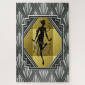 bladermeisje puzzel (Verticaal)