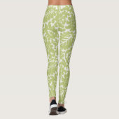 Bladerpatroon met groene leggings (Achterkant)