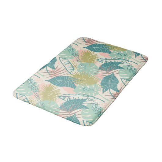 Bladerpatroonbadmatten Badmat (Gekanteld)