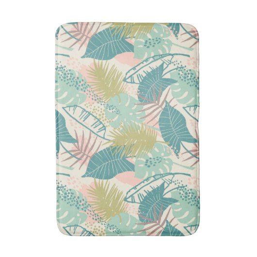 Bladerpatroonbadmatten Badmat (Voorkant Verticaal)