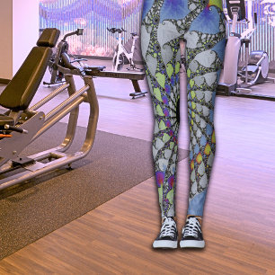 Bladfractals Leggings