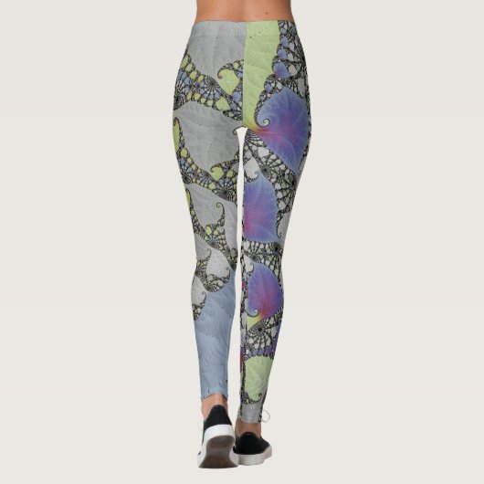Bladfractals Leggings (Achterkant)