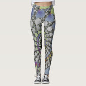 Bladfractals Leggings (Voorkant)