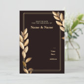  bladgoud kaart (Staand voorkant)