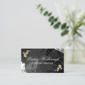 Bladgoud | WATERVERF Visitekaartje (Staand voorkant)