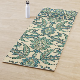 Bladgroen Arabisch Botanisch Patroon Yogamat