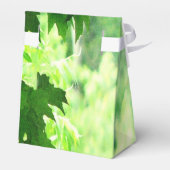 Bladgroen Bruiloft Favor Box Bedankdoosjes (Achterkant)