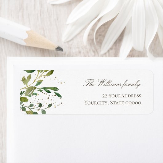 bladgroen etiket (Insitu)