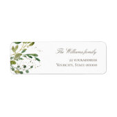 bladgroen etiket (Voorkant)