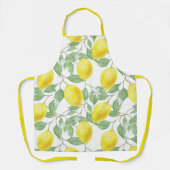 bladgroen-geel-citroenvrucht schort (Voorkant)