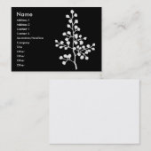 Bladgroen Nr. 4 Mono | Visitekaartje (Voorkant / Achterkant)