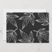 Bladgroene print Vrede Foto Kerstvakantie Kaart (Achterkant)