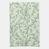Bladgroene Spreidings Groen Theedoek (Verticaal)
