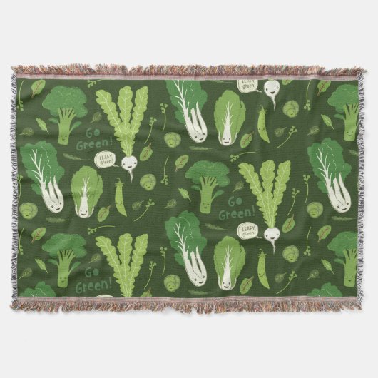 Bladgroenten Happy Garden Groenten Schattigee Groe Deken (Voorkant)