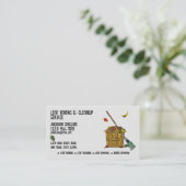 Bladharken en opruimen visitekaartje (Staand voorkant)