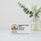 Bladharken en opruimen visitekaartje (Staand voorkant)