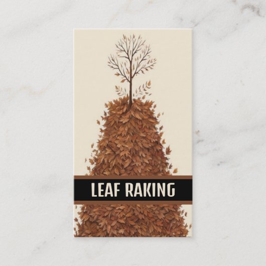bladharken visitekaartje (Voorkant)
