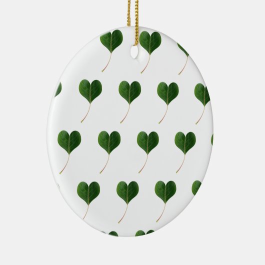 Bladhart Keramisch Ornament (Rechts)