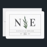 bladig waterverf bloemig bewaar de datum save the date<br><div class="desc">bladig waterverf bloemig bewaar de datum kaart. Met prachtige waterverf bladeren en modern vet type is deze bewaar de datum uitnodiging helemaal in trend en perfect voor elk seizoen. Maakt deel uit van een trouwpakket</div>