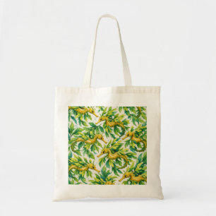 Bladig Zeedragon Botanisch Patroon Tote Bag