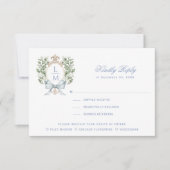 Bladkam met boog bedankkaart (Voorkant)