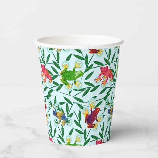 Bladkikkervispartij Papieren Bekers (Achterkant)